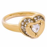 Ring til kvinder Guess JUBR05552JWYG56 Gylden 16 #1