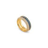 Ring til kvinder Guess JUBR05478JWYGBL56 Gylden 16 #1