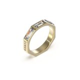 Ring til kvinder Guess JUBR03174JWYG56 16 #1