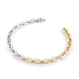 Armbnd til kvinder Guess JUBS03217JWRHYGT-U 45 cm Gylden Slvfarvet #1