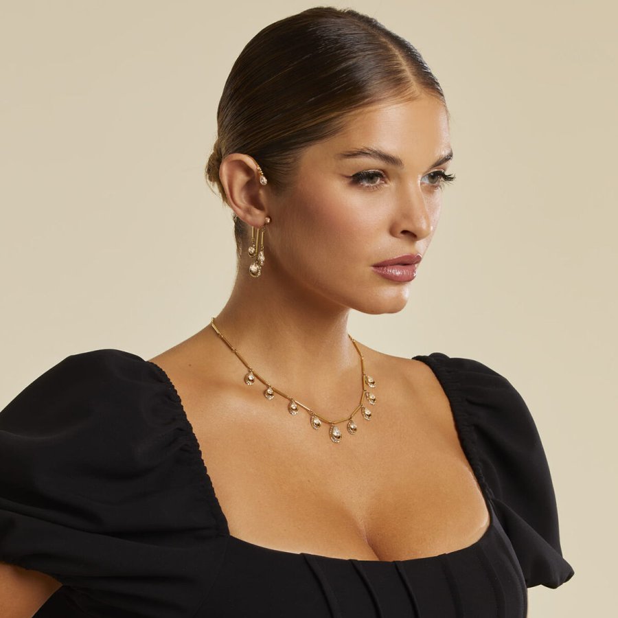 Halskde til kvinder Guess JUBN03381JWYGT-U Gylden #2