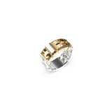 Ring til kvinder Guess JUMR03206JWYGST62 22 Slvfarvet Gylden #1