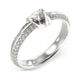 Ring til kvinder Guess JUBR04057JWRH56 Slvfarvet 16 #1