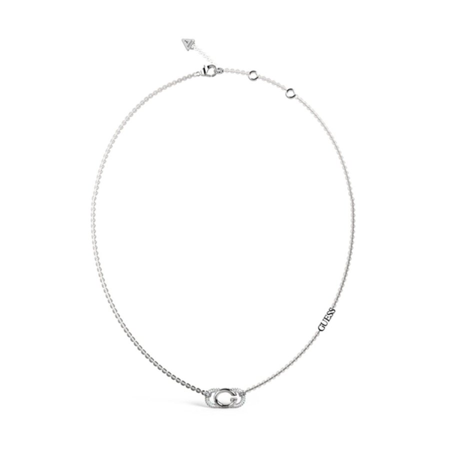 Vedhng til kvinder Guess JUBN04509JWRHT-U Slvfarvet #1