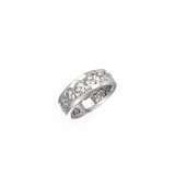 Ring til kvinder Guess JUBR04605JWRH56 S�lvfarvet 16 #1