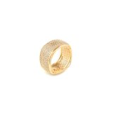 Ring til kvinder Guess JUBR04674JWYG58 18 Gylden #1