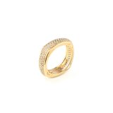 Ring til kvinder Guess JUBR04675JWYG56 16 Gylden #1