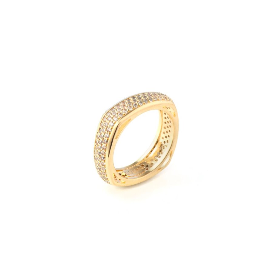 Ring til kvinder Guess JUBR04675JWYG56 16 Gylden #1