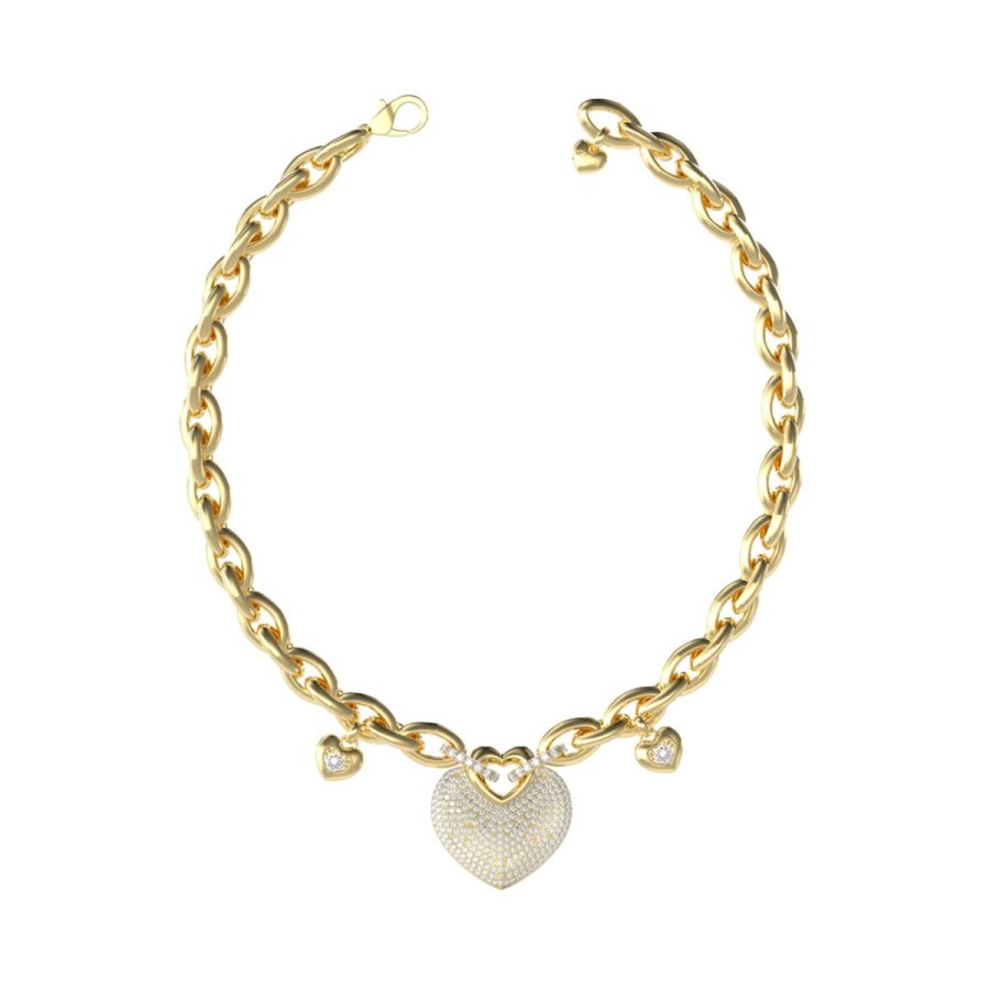 Vedhng til kvinder Guess JUBN05205JWYGT-U Gylden #1