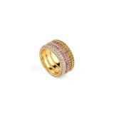 Ring til kvinder Guess JUBR05140JWYGPK56 16 Gylden #1