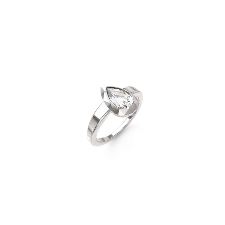 Ring til kvinder Guess JUBR05248JWRH54 14 Slvfarvet #1