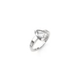 Ring til kvinder Guess JUBR05248JWRH56 16 Slvfarvet #1