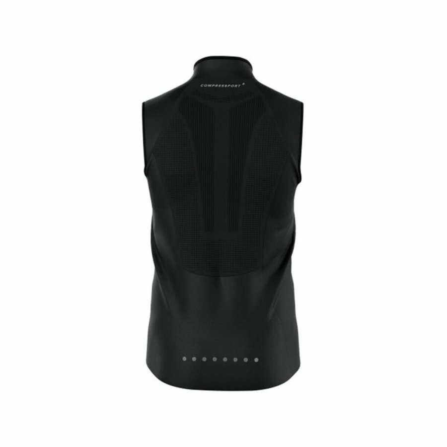 Sport Vest til Mnd Compressport Hurricane Sort #3