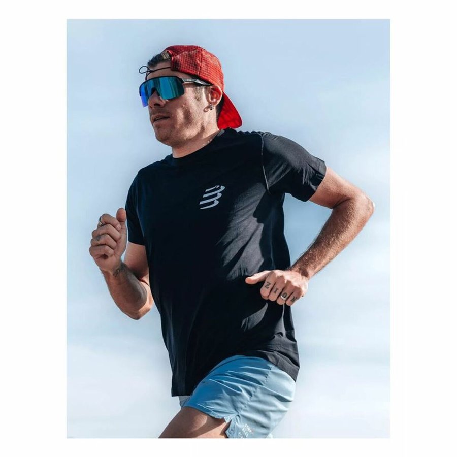 Kortrmet T-shirt til Mnd Compressport Performance Sort #4