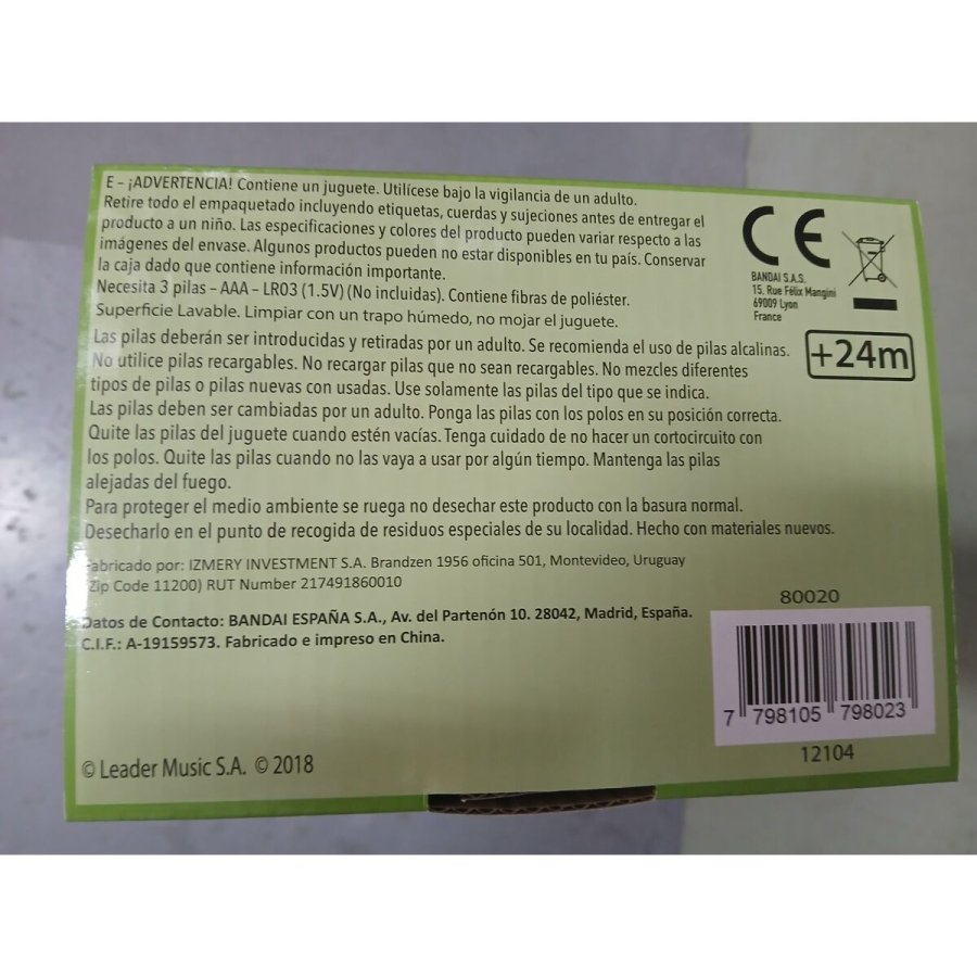 Interaktivt legetj Bandai 80020 34 x 17 x 13 cm Lorito Pepe #2