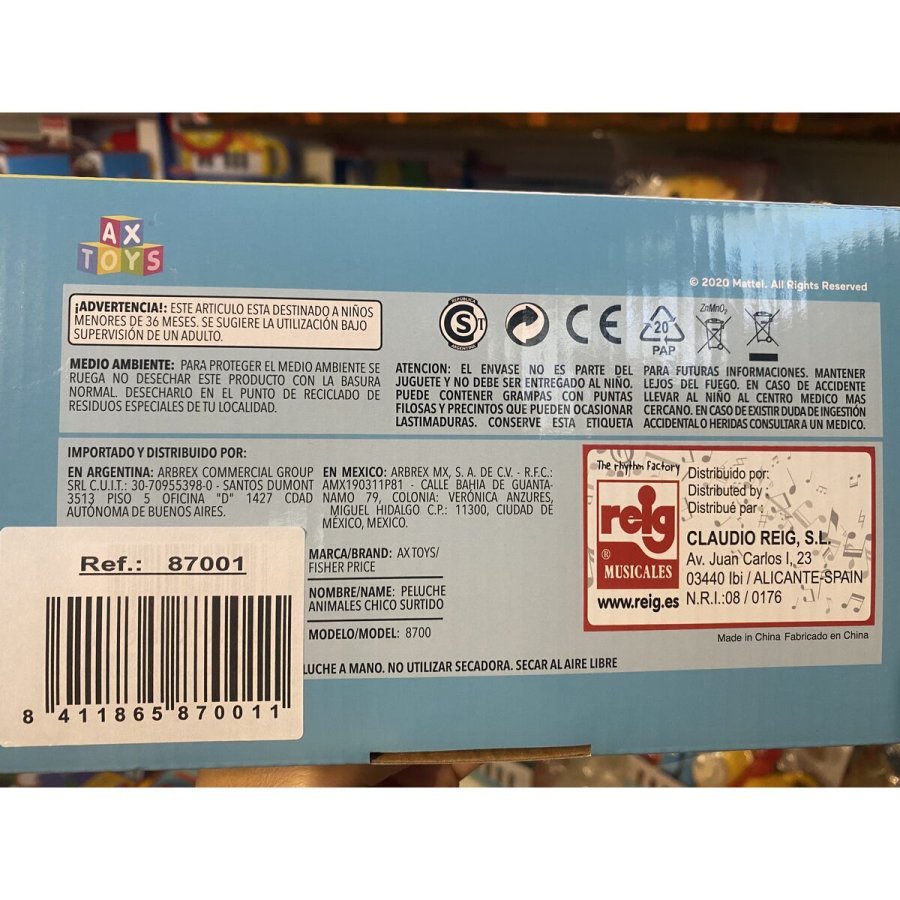 Bamse Fisher-Price Lve 20 cm #5