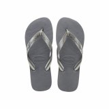 Klipklappere til mnd Havaianas Top Gr Mrkegr #1