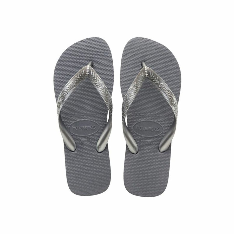 Klipklappere til mnd Havaianas Top Gr Mrkegr #1