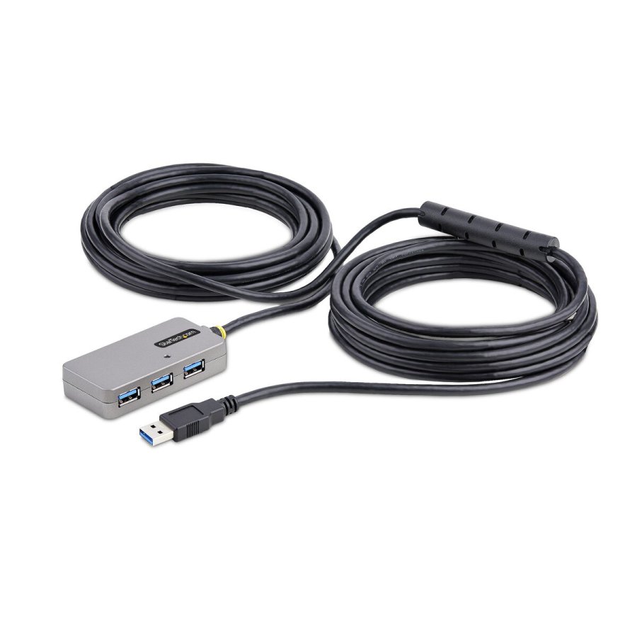 USB Hub Startech U01043-USB-EXTENDER Sort S�lvfarvet #3
