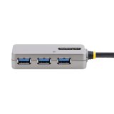 USB Hub Startech U01043-USB-EXTENDER Sort S�lvfarvet #7