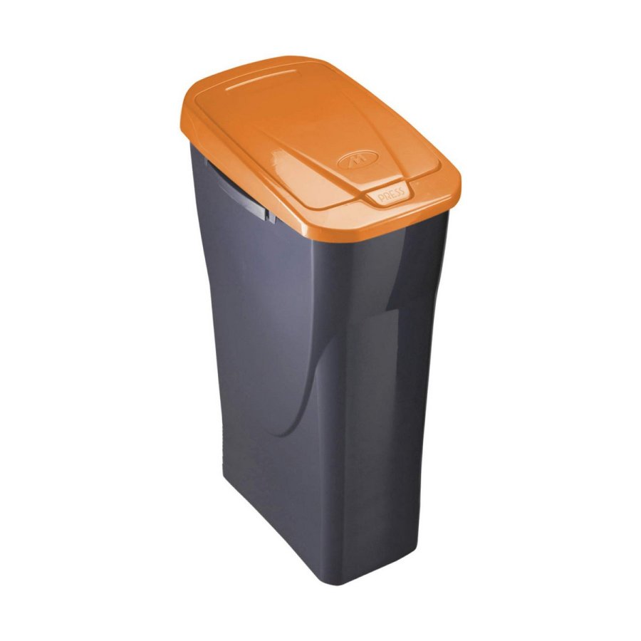 Papirkurv Sort/Orange polypropylen (15 L) #1