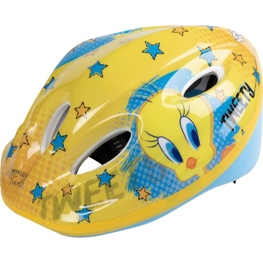 Cykelhjelm til brn Looney Tunes CZ10954 M Gul #2