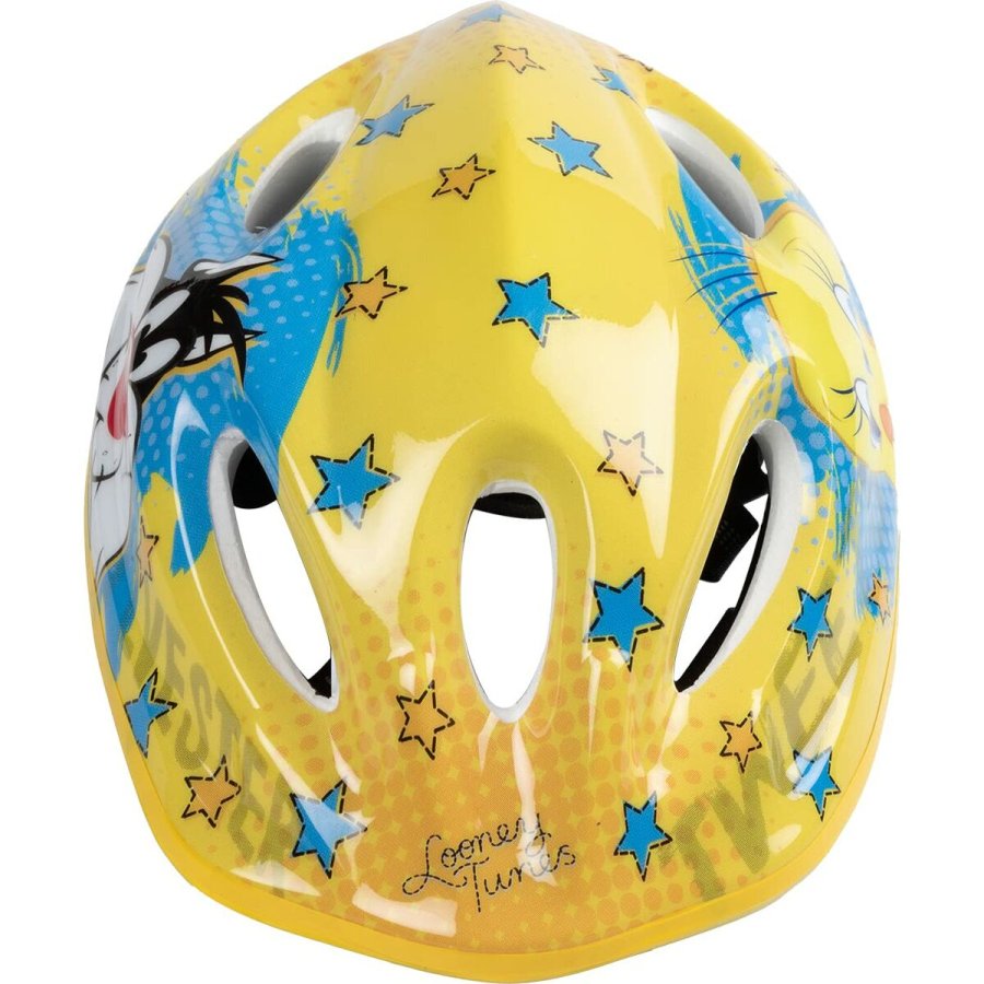 Cykelhjelm til brn Looney Tunes CZ10954 M Gul #6