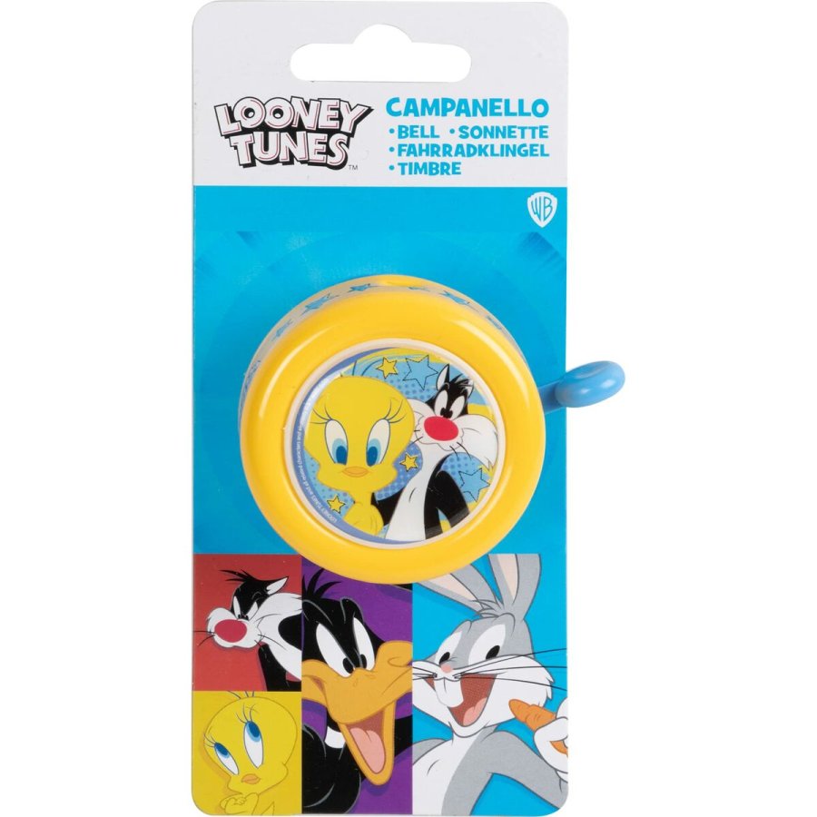 Ringeklokke til brnecykel Looney Tunes CZ10962 Gul #7