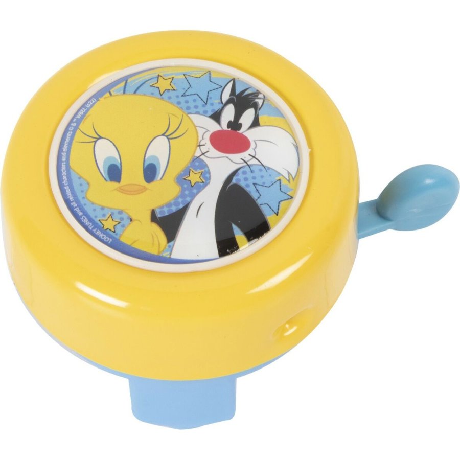 Ringeklokke til brnecykel Looney Tunes CZ10962 Gul #1
