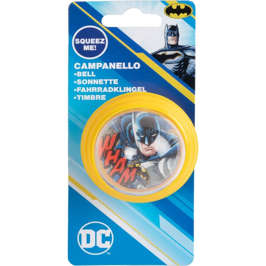 Ringeklokke til brnecykel Batman CZ10965 Gul #4