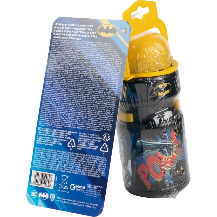 Brneflaske til cykel Batman CZ10969 Gul/Sort 350 ml Gul #5