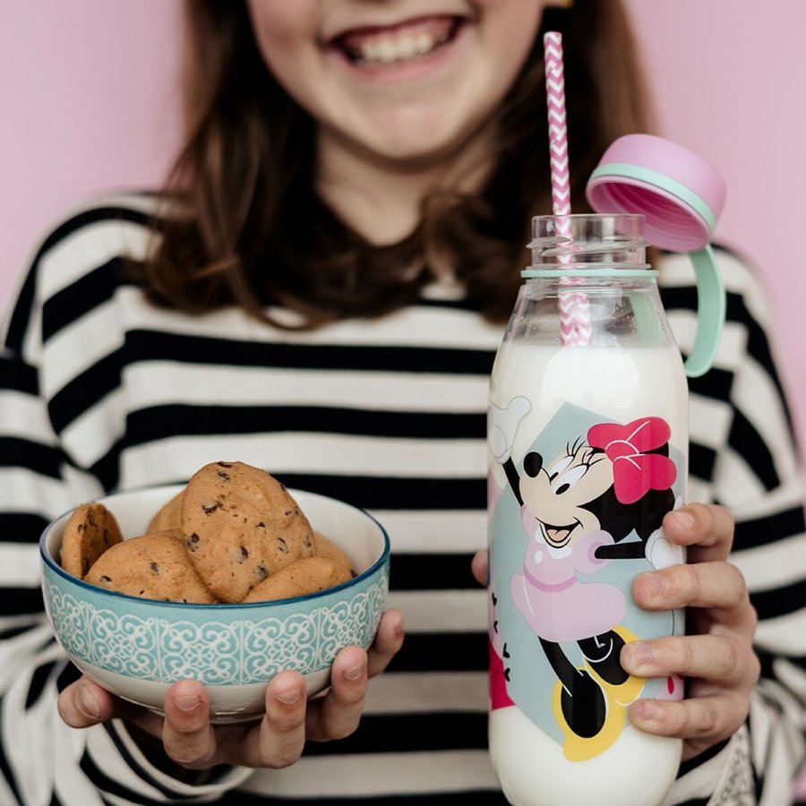 Vandflaske Minnie Mouse CZ11359 460 ml Pink Silikone #2