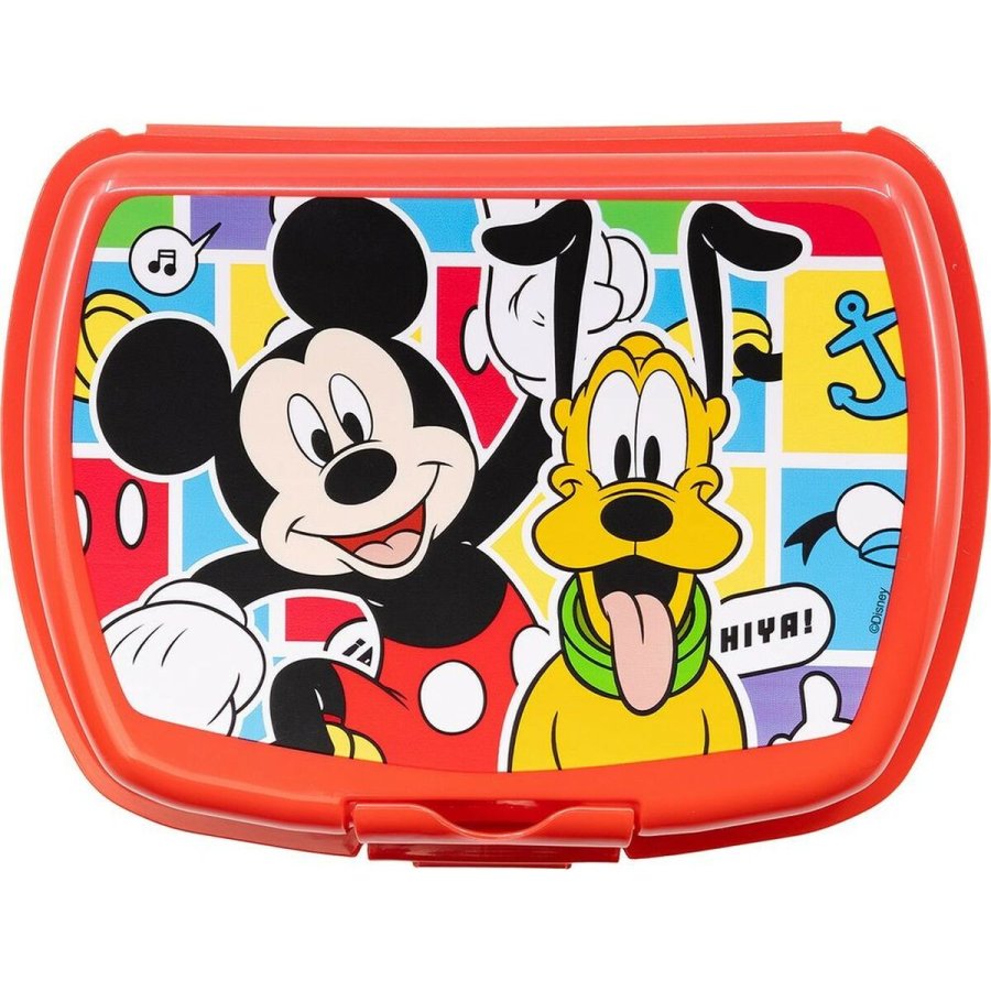 Madkasse med tilbehr Mickey Mouse CZ11370 Rd Plastik #5