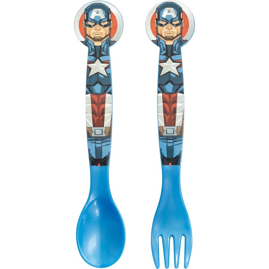 Bestikst The Avengers CZ11397 Multifarvet Plastik 2 Dele #3