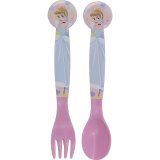 Bestikst Disney Princess CZ11398 Pink Plastik 2 Dele #3