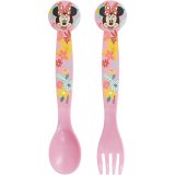 Bestikst Minnie Mouse CZ11401 Pink Plastik 2 Dele #3