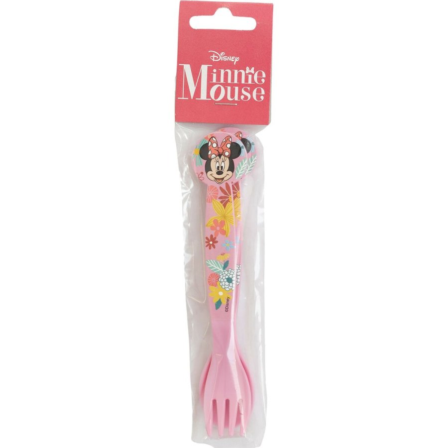 Bestikst Minnie Mouse CZ11401 Pink Plastik 2 Dele #5