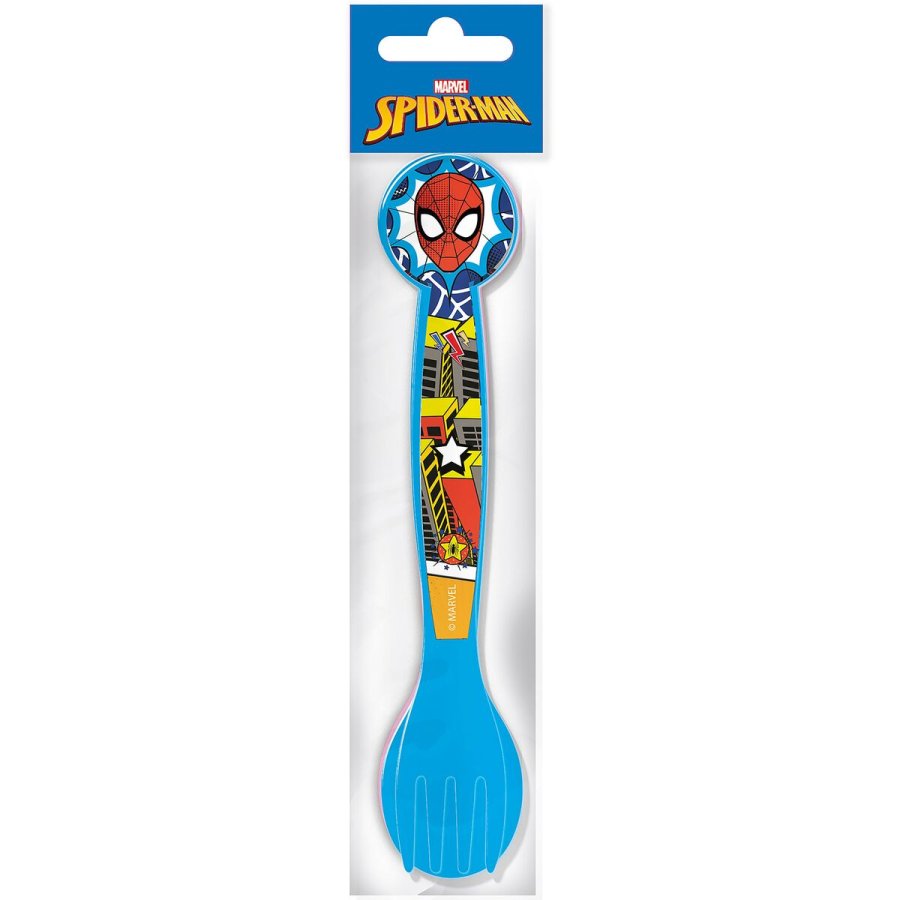 Bestikst Spider-Man CZ11402 Multifarvet Plastik 2 Dele #1