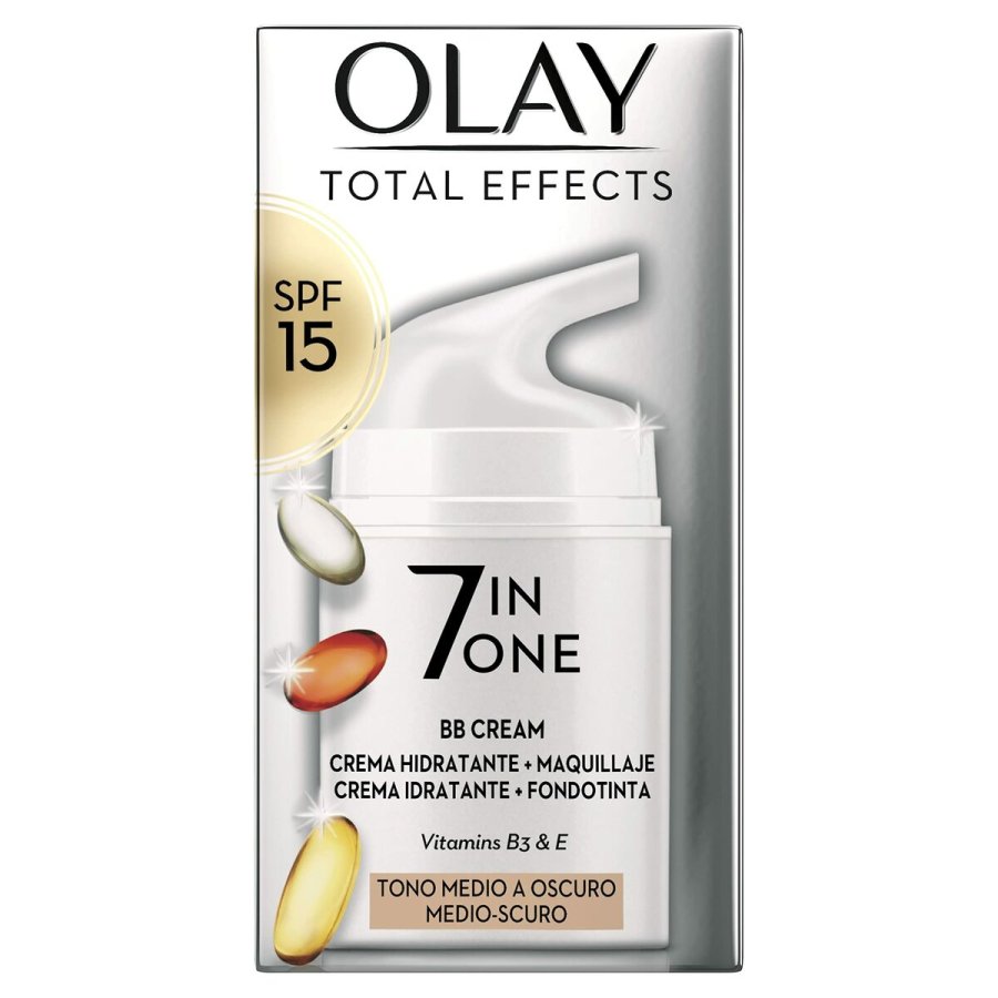 Fugtighedscreme med Farve Olay Total Effects Bb Cream Medium Dark Spf 15 50 ml #1