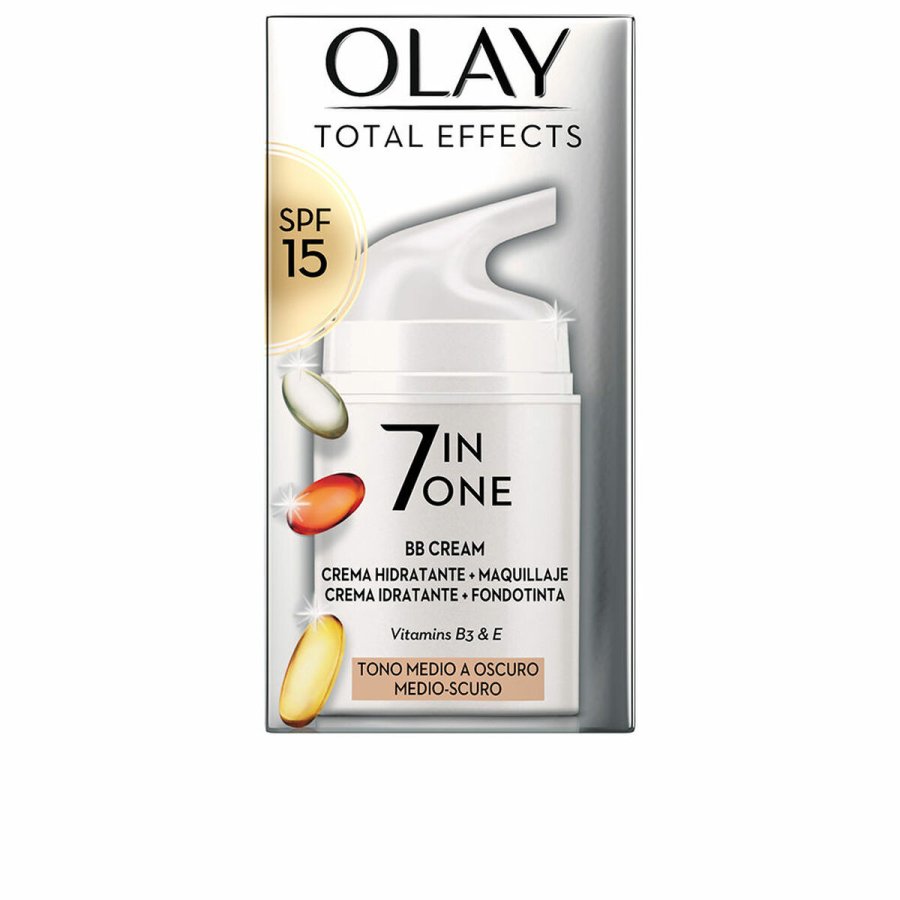 Fugtighedscreme med Farve Olay Total Effects Bb Cream Medium Dark Spf 15 50 ml #3