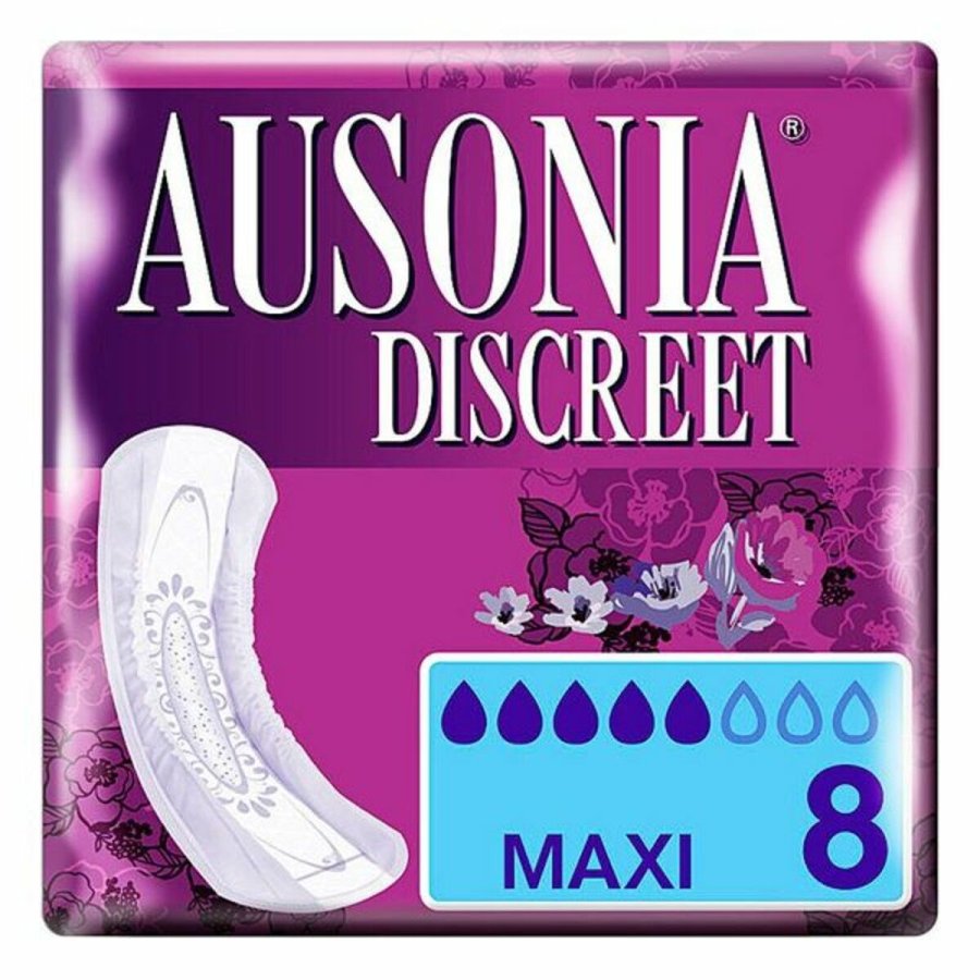 Inkontinens Hygiejnebind DISCREET mAXI Ausonia Discreet (8 uds) 8 enheder #1