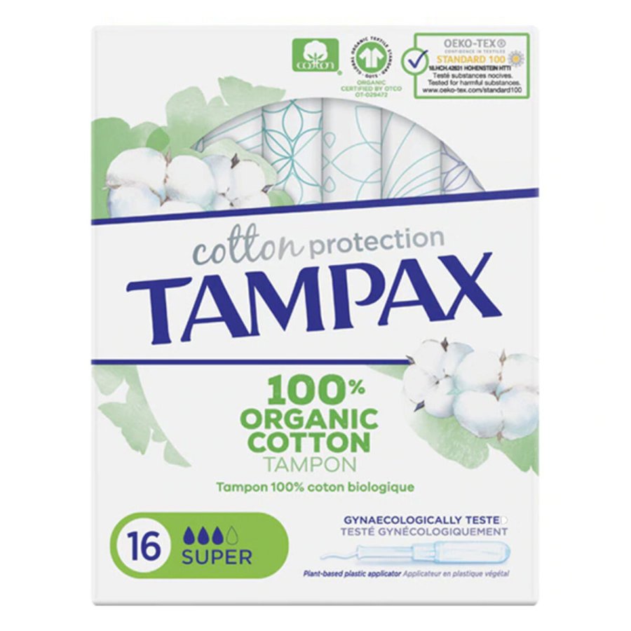 Super tamponer ORGANIC Tampax Tampax Organic Super (16 uds) 16 enheder #1