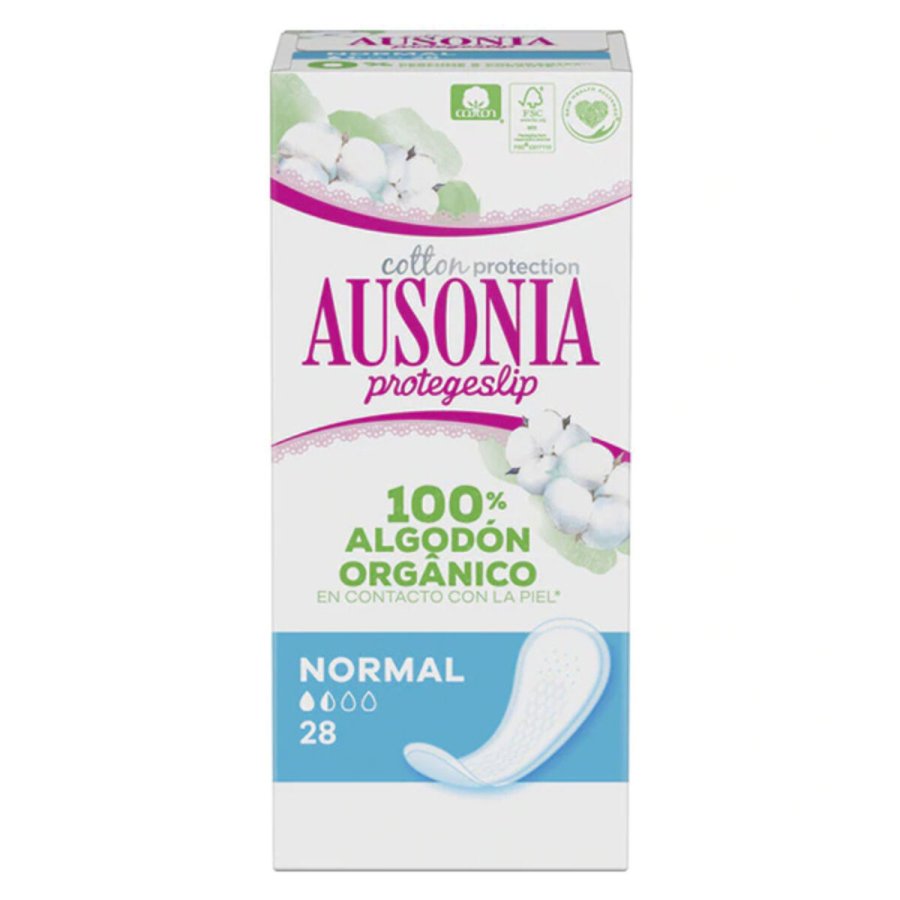 Salvaslip Normal ORGANIC Ausonia Ausonia Organic (28 uds) #1