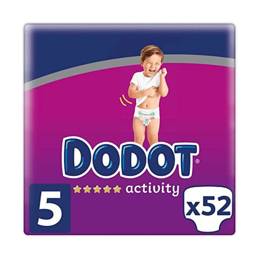 Engangsbleer Dodot Dodot Activity Strrelse 5 52 enheder 11-16 kg #1