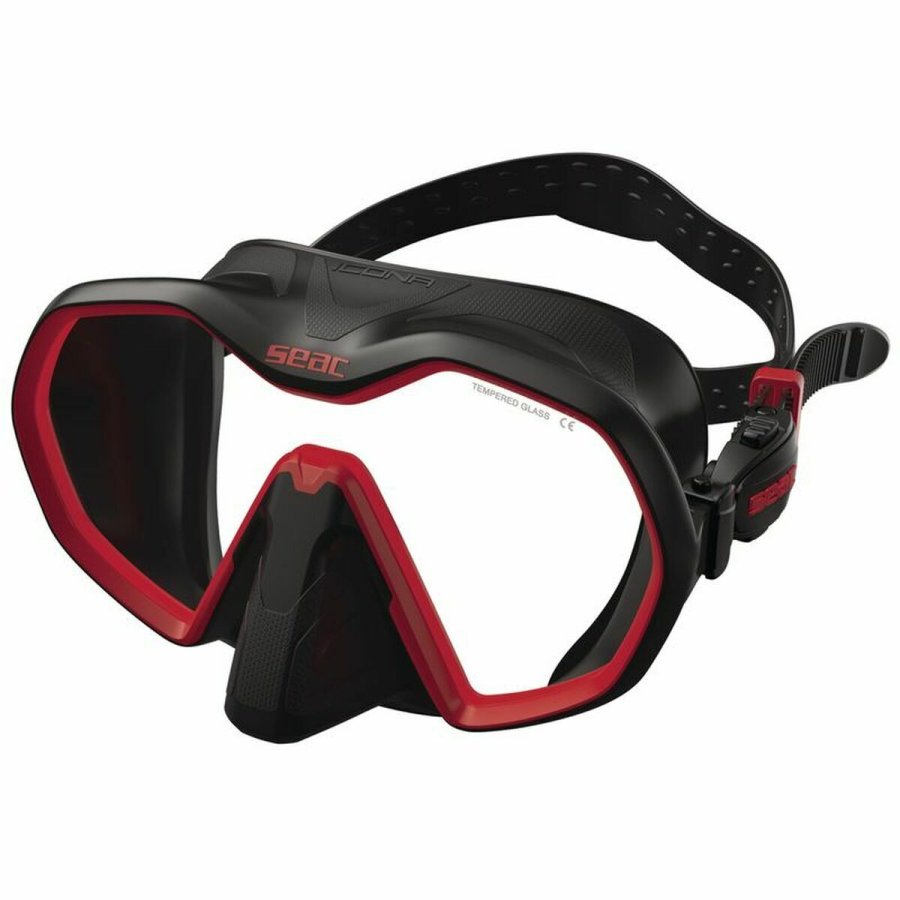 Svmmebriller Seac 750069003538 Sort Onesize #1