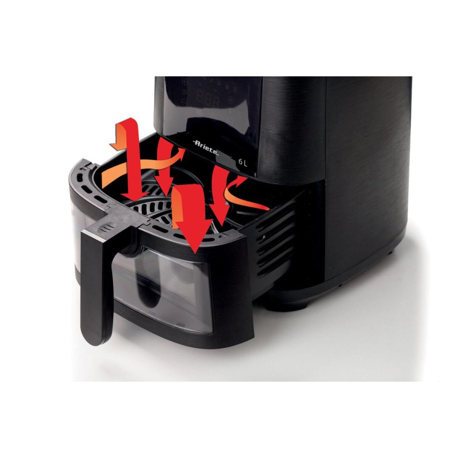 Varmluftsfrituregryde Ariete 4626 Sort 1300 W 6 L #9