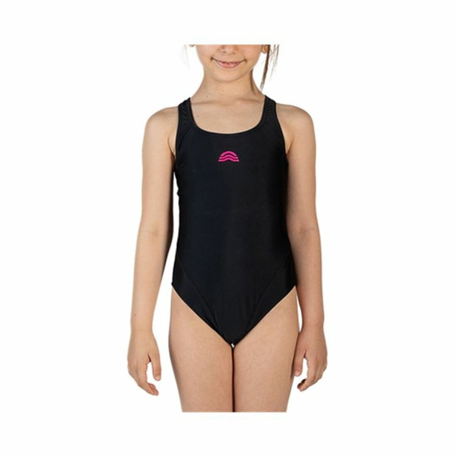 Badedragt til piger Aquarapid Costume Sort #1