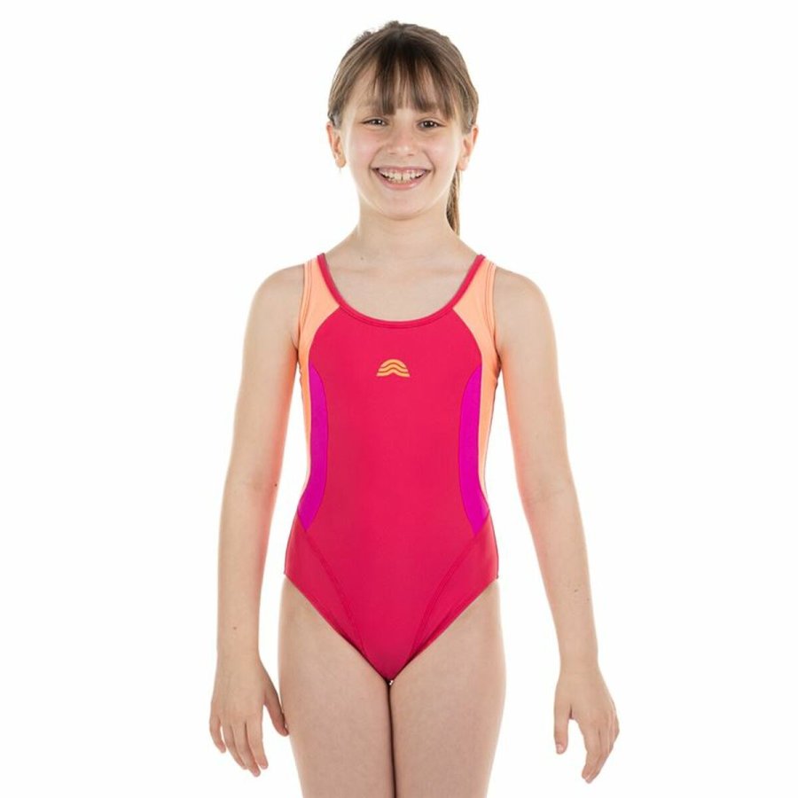 Badedragt til piger Aquarapid Libe Pink Fuchsia #3