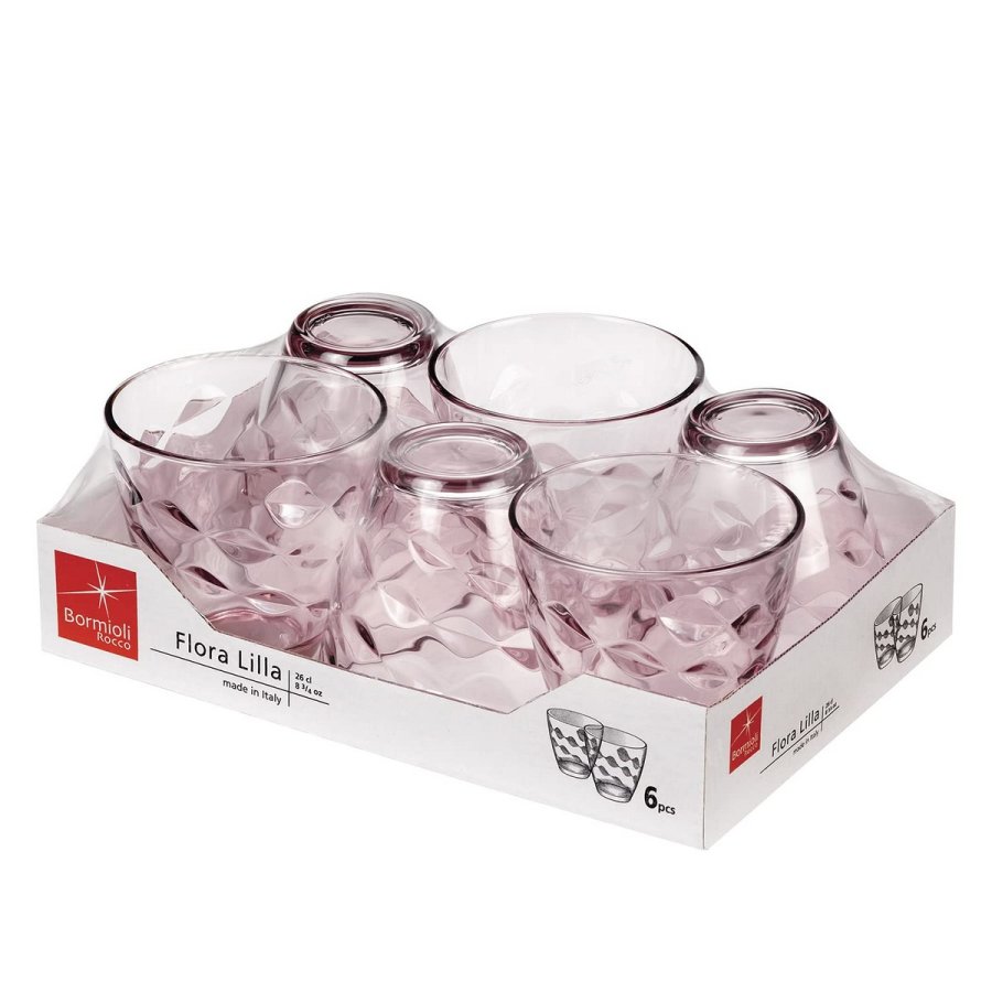 Glasst Bormioli Rocco Flora Pink Glas 260 ml 6 enheder #7