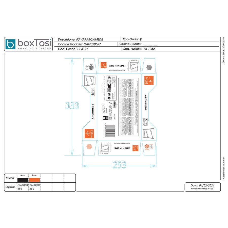 Glasst Bormioli Rocco B2_0557760 Glas 240 ml 6 enheder #4